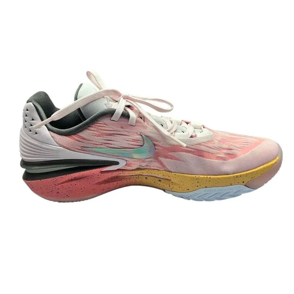 Nike Mens Pearl Pink & Multicolor Air Zoom GT Cut 2 Sneakers